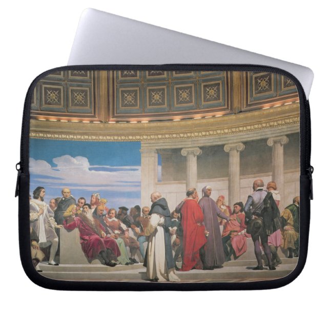 半円形: すべての年齢の芸術家、righの詳細 ラップトップスリーブ (正面)