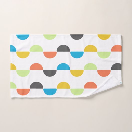 半円 バスタオルセット (ハンドタオル)