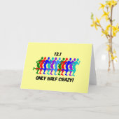 半分だけ熱狂する カード (黄色い花)