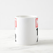 半分ではない コーヒーマグカップ (中央)