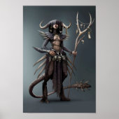 半分に形成されたポスターを揺らす ポスター (正面)