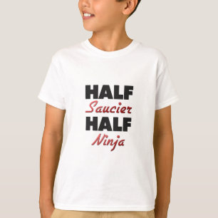 半分のより粋な半分の忍者 Tシャツ