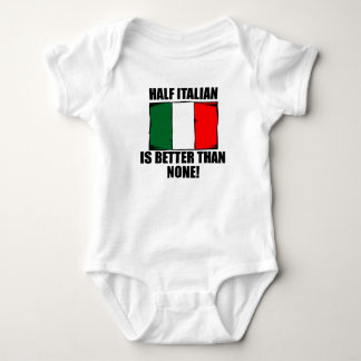 半分のイタリア語はどれもよりよくないです ベビーボディスーツ