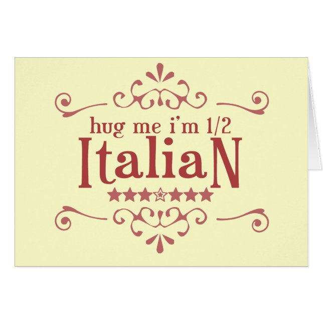 半分のイタリア語 (正面横)