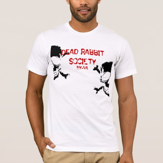 半分のスカル Tシャツ (正面)
