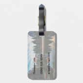 半分のドームおよびMerced ラゲッジタグ (裏面縦)