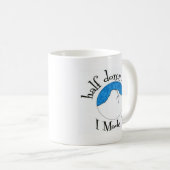 半分のドームのハイキング"私はそれを作りました! " コーヒーマグカップ (正面右)