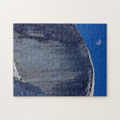 半分のドームの上に上がる半月 ジグソーパズル (横)