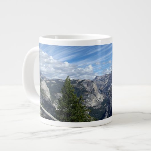 半分のドームの上 ジャンボコーヒーマグカップ (正面左)