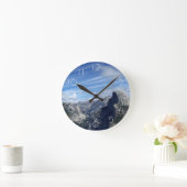 半分のドームの上 ラウンド壁時計 (ホーム)