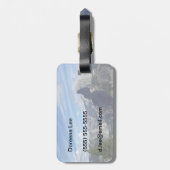 半分のドームの上 ラゲッジタグ (裏面縦)