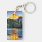 半分のドームの金ライト キーホルダー (裏面)