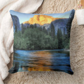 半分のドームの金ライト クッション (ブランケット)