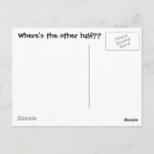 半分のドーム ポストカード (裏面)