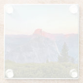 半分のドーム|ヨセミテ国立公園 ガラスコースター (裏面)