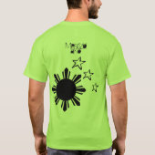 半分のフィリピン人はどれもよりよくないです Tシャツ (裏面)