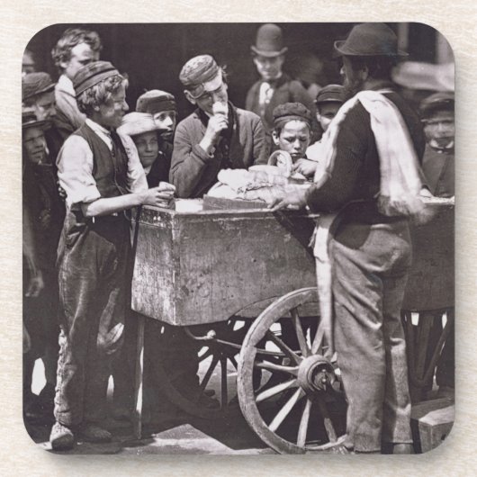 半分のペニーは「ロンドンの街の生活」から、187凍ります コースター (正面)