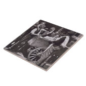 半分のペニーは「ロンドンの街の生活」から、187凍ります タイル (側面)