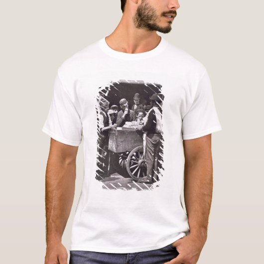 半分のペニーは「ロンドンの街の生活」から、187凍ります Tシャツ (正面)