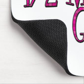 半分のマラソンの女の子 マウスパッド (コーナー)