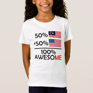 半分のマレーシアの半分のアメリカ人 Tシャツ