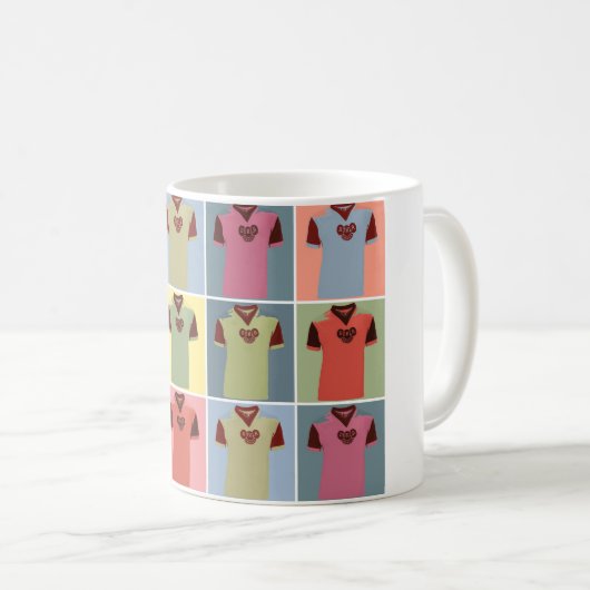 半分の人の半分のビスケット- Duklaプラハの遠くになキットのマグ コーヒーマグカップ (正面右)