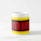 半分の人半分機械マグ コーヒーマグカップ (中央)