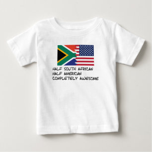 半分の南アフリカの完全に素晴らしい ベビーTシャツ