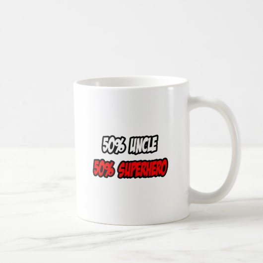 半分の叔父…半分のスーパーヒーロー コーヒーマグカップ (右)