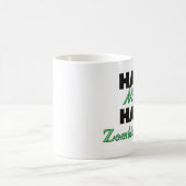 半分の忍者の半分のゾンビの殺害者 コーヒーマグカップ (中央)