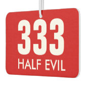 半分の悪 カーエアーフレッシュナー (左)