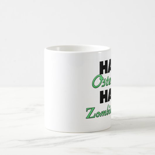 半分の整骨療法家の半分のゾンビの殺害者 コーヒーマグカップ (中央)