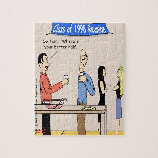 「半分の方がいい」 ジグソーパズル (縦)