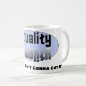 半分の方法はコーヒーマグをカットしない コーヒーマグカップ (正面右)