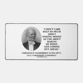 半分の気にお金のポイントの引用文 デスクマット