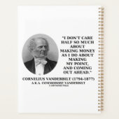 半分の気にお金のポイントの引用文 プランナー手帳 (裏面)