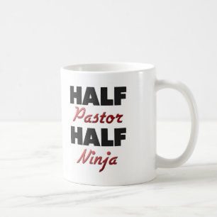 半分の牧師の半分の忍者 コーヒーマグカップ