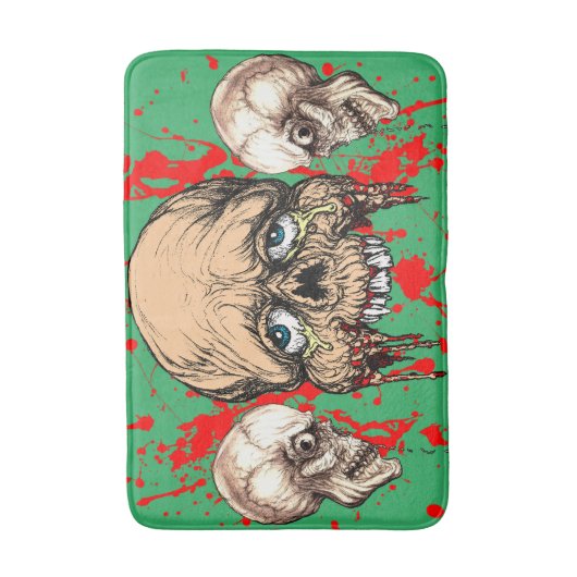 半分の顔 バスマット (正面縦)