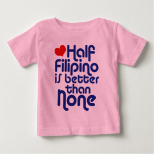 半分フィリピン… ベビーTシャツ