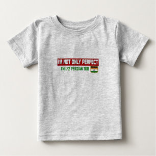 半分ペルシャ語かインド ベビーTシャツ