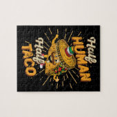 半分人間の半分のタコスのタコス火曜日Cinco deメーヨー ジグソーパズル (横)