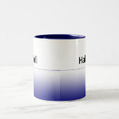 半分入ったlft半分入rt ツートーンマグカップ (中央)