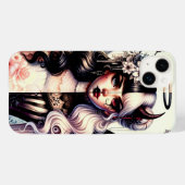 半分天使悪魔ダークビューティー折れた翼の妖精 Case-Mate iPhoneケース (裏面 (横))