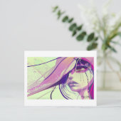 半分熱狂するな郵便はがきただ ポストカード (スタンド正面)