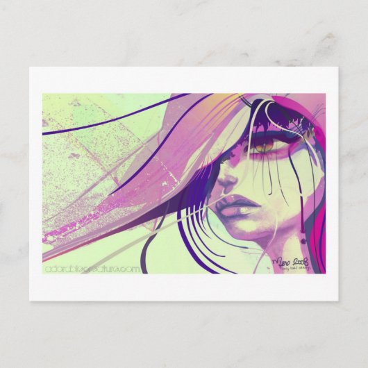 半分熱狂するな郵便はがきただ ポストカード (正面)