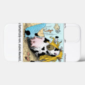 半分牛半分人魚のモーメイド 冗談グッズ Case-Mate iPhoneケース (裏面 (横))