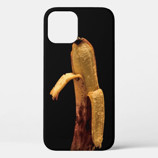 半分皮をむいたバナナの静物画 Case-Mate iPhoneケース (裏面)