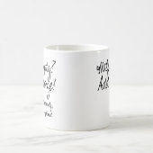 半分空っぽか。  酒宴を加えて下さい! コーヒーマグカップ (中央)