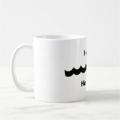 半分空っぽの十分のホール コーヒーマグカップ (左)