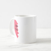 半分金曜日の親友があって下さい コーヒーマグカップ (正面左)